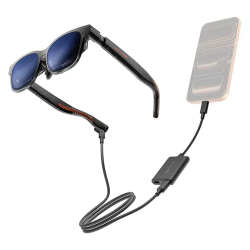 VITURE Luma Pro AR Smart XR Glasses Bundle with Adapter Pack (Save $119), Safety Guidelines, Quick Start Guide - 152" 1200p Display, 1000 Nits Brightness, USB-C Cable, Gaming Compatible with iPhone 17/16/15, Android, Mac, PC, Switch 2, PS5, Steam Deck
