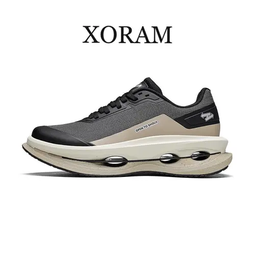 XORAM Men's Runner Athletic Shoes - Sporty Chic, Hollowed-Out, Cushioned Foam Arch Support, Lightweight, All-Season, Walk-Run Versatile for Hiking/Light Outdoor Use, Men's/Male Athletic Running Shoes A560, Runner Athletic Shoe