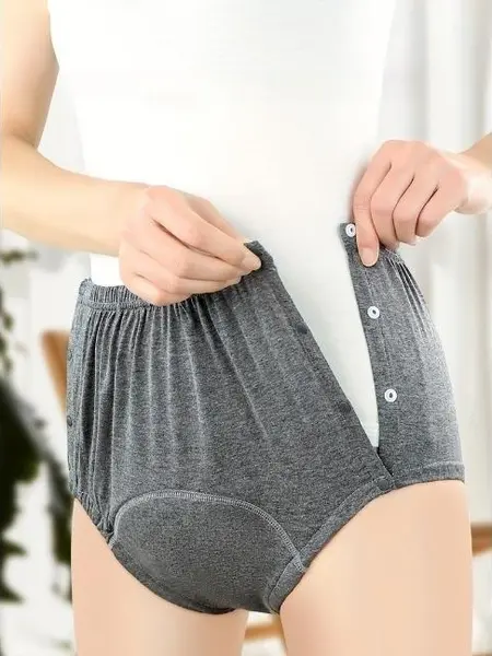 1/2 pcs Leak Proof Incontinence Underwear for Elderly, Reusable Waterproof Absorbent Care Pants, Bedridden Elderly & Paralyzed Patients Special Urinary Isolation Protective Underwear