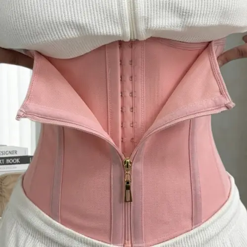 1PC Women's Waist Trainer with Adjustable Hook & Eye Closure, Classic Solid Color Fajas, High Waist Slim Girdle & Tummy Control Cincher, Soft, Comfortable, Sexy Corset Belt for Ladies, Shapewear, Ideal for Yoga, Gym Training & Daily Body Shaping