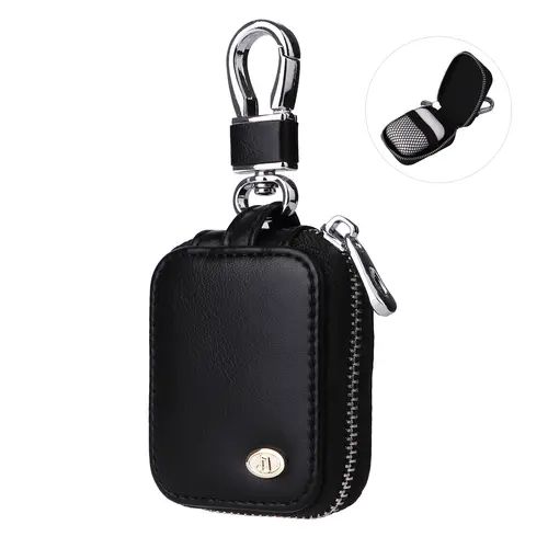 Retro PU Leather Zipper Earbud Case with Metal Keychain - Portable Electronic Audio Protection Pouch for AirPods 1/2/3/4/Pro 2, Wireless/Wired Headphones, USB Cable & Small Accessories, Charging, Memory,back to school,back to school haul