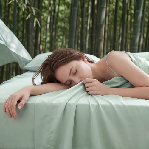【Summer Sale Deals】Bedsure  Cooling  Sheet Set, Rayon Derived from Bamboo, PureWoven, Breathable & Soft, Deep Pocket, Hotel Luxury Silky Bedding for Hot Sleepers