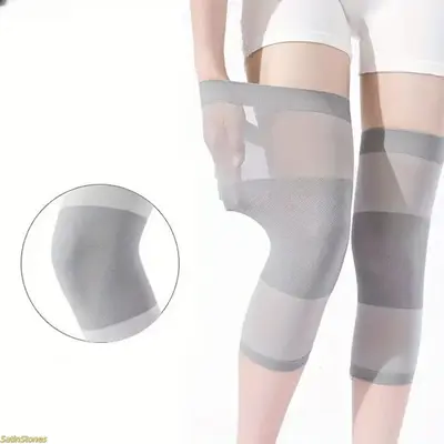 2 Pack Compression Knee Sleeves for Men And Women, Breathable Elastic Knee Support Brace, Lightweight Sports Knee Pads for Running, Basketball, Fitness Training And Daily Joint Protection