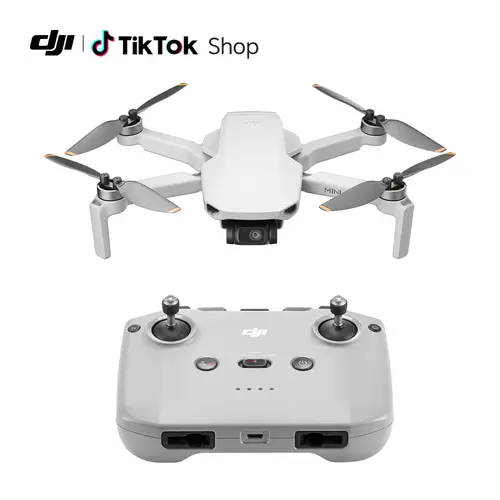 DJI Mini 4K, Drone with 4K UHD Camera for Adults, Under 249 g, 3-Axis Gimbal Stabilization, 10km Video Transmission, Auto Return, Wind Resistance, 1 Battery for 31-Min Max Flight Time