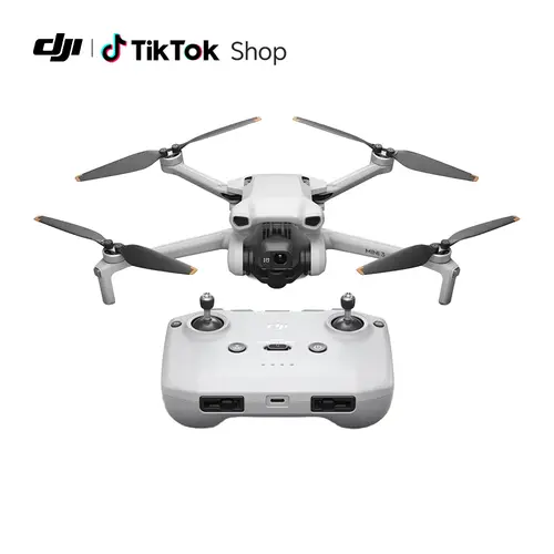 DJI Mini 3, Drones with Camera for Adults 4K, 38-min Flight Time, up to 32800ft (10km) Video Transmission, True Vertical Shooting, GPS Auto Return Integrated, Mini Drone with Camera for Beginners