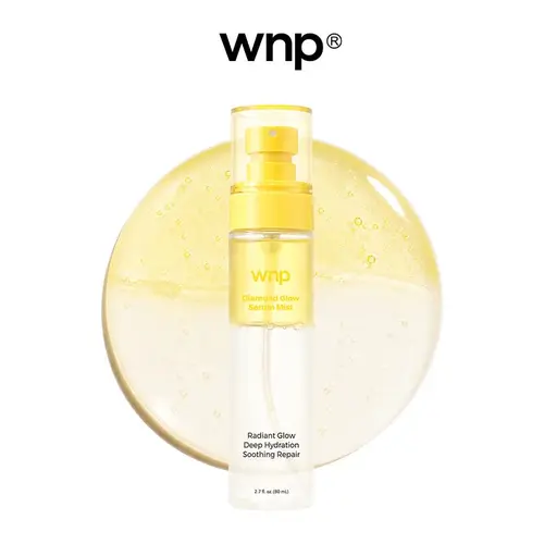 [WNP Official] Diamond Glow Serum Mist | 3-Second Glow Boost & 24H Hydation Lock | Dewy Skin, Redness Relief, Makeup-Friendly Mist