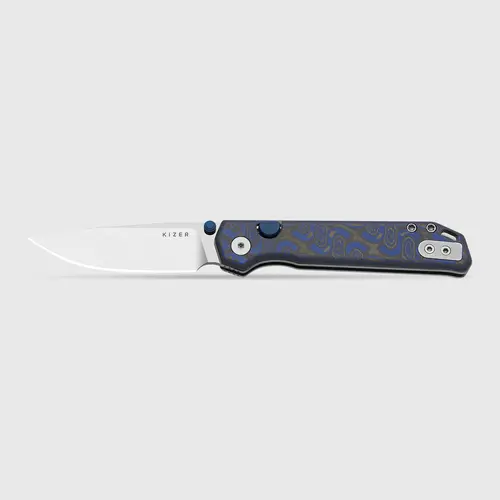 Kizer Begleiter 2.9 V3458.2BDA1, Vortex Pattern Micarta BD1N, Outdoor Camping Chef Knive, EDC For Men