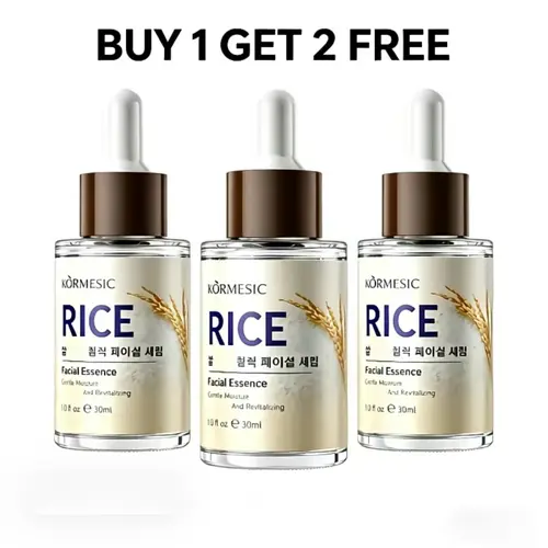 【BUY 1 GET 2 FREE】 KORMESIC Rice Face Serum, Moisturizing FaceEssence,/Firming Anti Wrinkle|Removing FineLines|Smooth Deeply MoisturizinglEven Skin Tone forDaily Skin Care