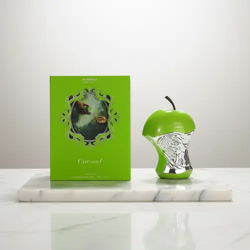 Arabiyat Prestige Cursed 3.4FL.OZ EDP Spray for Women and Men Unisex Fragrance with Apple Baked Apple Tart Tahitian Vanilla Musk Notes