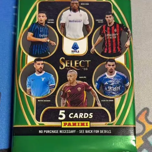 1 (ONE PACK) - 2025/26 Panini Select Serie A Soccer Hobby Box
