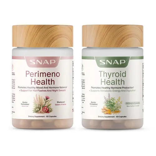 NEW! Perimeno & Thyroid Health Bundle – Hormonal Balance & Metabolic Support – Energy, Mood & Stress Support – Women’s Vitality & Transition Support – Antioxidants & Adaptogens – Supports Thyroid Function & Endocrine Health
