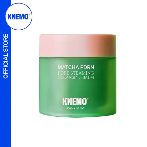 [KNEMO Official] Matcha PDRN Rice Pore Steaming Cleansing Balm - Dual Action Warm Balm Steam Emulsion, Deep Cleansing Formula, Makeup Remover Cleanser, Daily Facial Care Essential