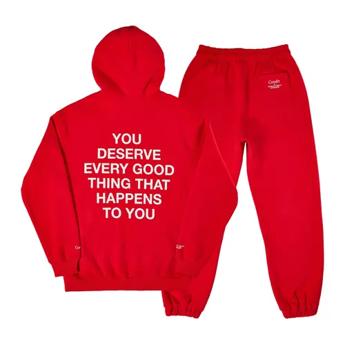 Comfrt x WNRS Good Things Sweat Set - Red