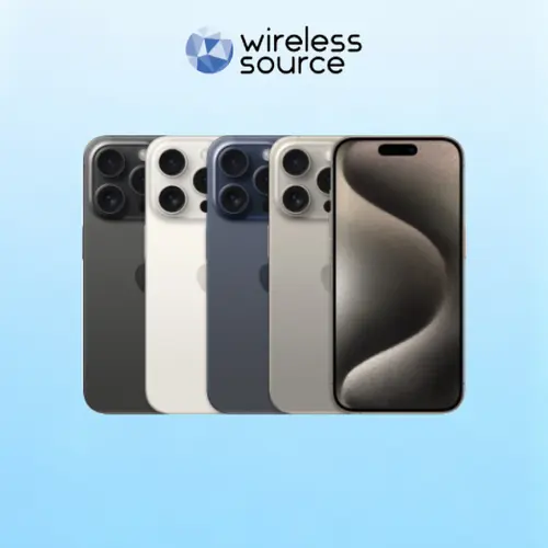 Refurbished Apple iPhone 15 Pro A2848 (Unlocked) Acceptable Condition with 1 Year Warranty