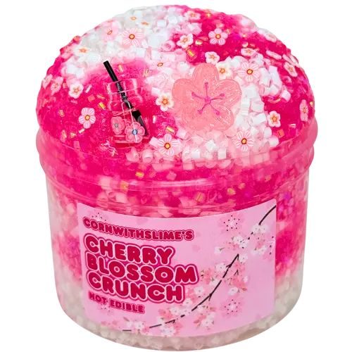 Cherry Blossom Crunch 8oz Slime Bingsu Texture Scented Cherry Blossom