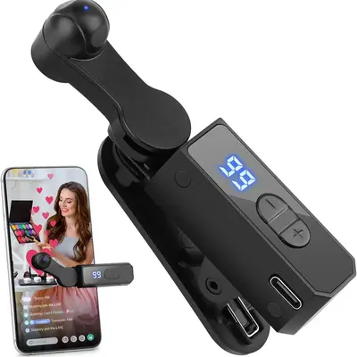 KEANGOE Rechargeable version Automatic Clicker - Auto Clicker Speed Tool – Fast Screen Tap Simulator for Smartphones and Controllers | Smart Trigger for Shopping, Rewards, Live Broadcast Likes and Tasks Portable Selfie