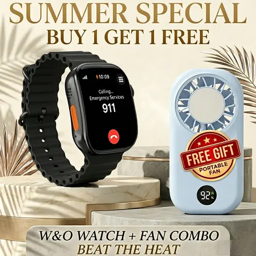 【Summer Special】Smart Watch with 2.02" Dial Wireless Calling Dialing 100+ Sport Modes Fitness Tracker with Various APP Reminders Call Message Reminder Touch Screen Compatible with iPhone Android Wearable Smart Bracelet Digital Wristwatch