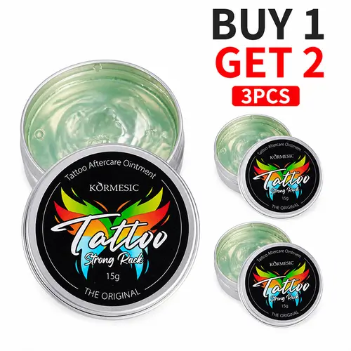 【BUY 1 GET 2 FREE】Tattoo Balm For New & Older Tattoos,Tatto Aftercare Ointment,Moisturizes and Rejuvenates,Tattoo Strong Rack,Color Enhancement that Revives Old Tattoos, Hydrates New Tattoos