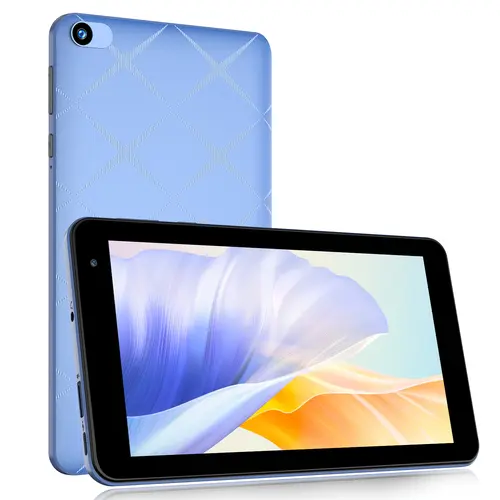 [SohoChic] PRITOM 7 Inch Compact Android 16 Tablet 8GB Memory 3GB RAM Plus 5GB Extended 32GB Storage with Protective Case and Touch Stylus Portable Tablet for Reading Travel and Streaming