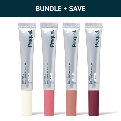 The Lip Tint & Protect Set - SPF 30 Lip Balms in Clear + 3 Sheer Buildable Shades