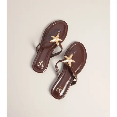 Poolside Ready Starfish Strap Sandals