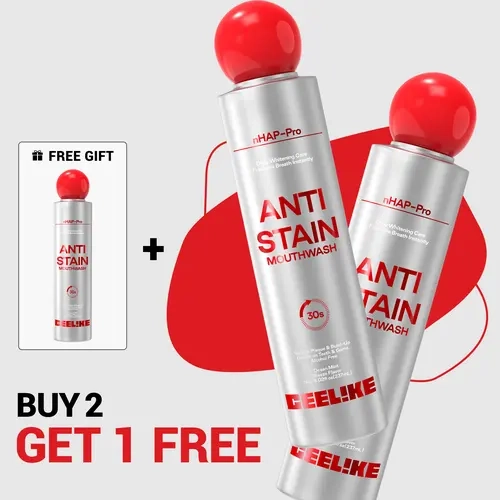 CEELIKE Anti Stain Mouthwash 3-Pack – Fresh Breath Oral Care for Brighter Smiles