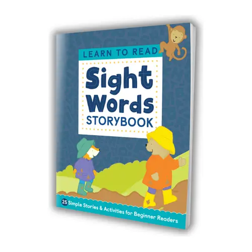 Learn to Read Sight Words Storybook – 25 Simple Stories & Reading Activities for Ages 3–5