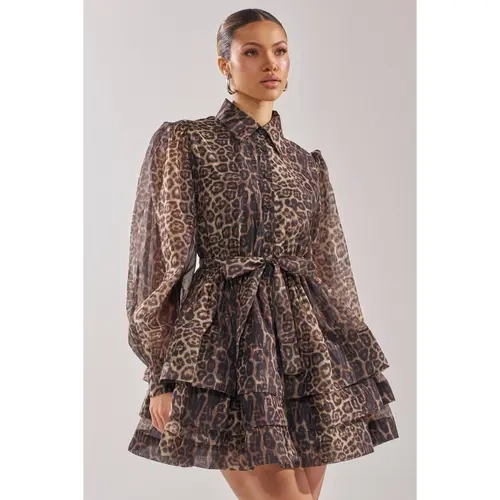 CHICEST OF CHIC LEOPARD PRINT MINI DRESS