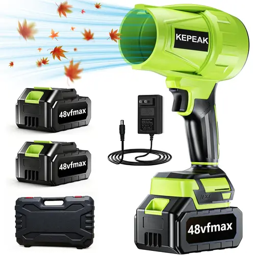 【BackToSchool】Cordless Portable Handheld Jet Blower, 850W Power 58 m3/min High-Temp Res Dust Blower for Car Drying, Outdoors Narrow Gaps Cleaning, Valentine’s Day Gift