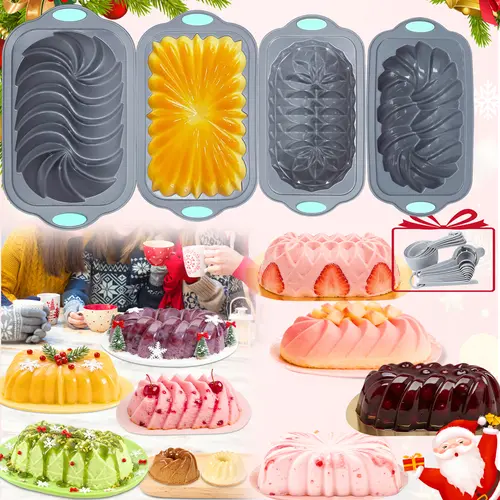 21 Pieces ,Silicone Loaf Pan for Baking, Non-Stick Kitchen Oven Bread Pan, Perfect for Banana Bread, Sandwich, Pound Cake and Meatloaf, Mother's Day Gifts