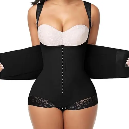 SHAPSHE Women's Colombian Faja Moldeadora Shapewear Bodysuit with Butt Lifter