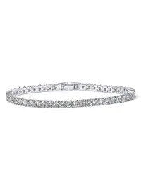 PAVOI 14k Gold Plated Tennis Bracelets for Women - 3mm Cubic Zirconia Classic Gold Tennis Bracelets - Trendy CZ Jewelry Gifts