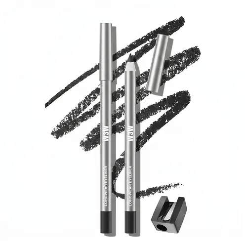Waterproof Smudge-Proof Long-Lasting Gel Eyeliner Pencil - Creamy Smooth Glide Precision Cosmetic for Inner/Outer Eyelids, Winged Eye Makeup & All-Day Wear, Includes Lipliner (Plum Shade).#sohochic