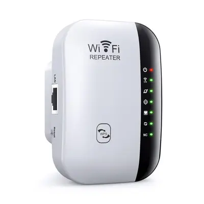 Wifi Range Extender Tech Gadgets - Wireless Internet Signal Booster, Network Repeater Amplifier for Computers & Office Network Components