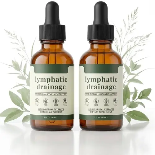 2pcs Lymphatic Drainage Drops，Organic Lymphatic Drainage Supplement, Boosts Immunity Vitality, Portable Dropper Design, Supports Lymphatic Health,2 Fl Oz，Healthcare Natural #SummerVibes