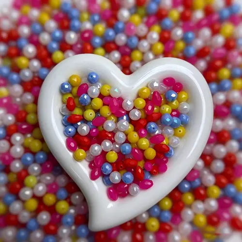 Cocoshop02 Colorful DIY Beaded Set - 2oz/5oz Decorative Bead Assortments, Charms for Bracelets, Bag Charm, Craft Embellishments, Beading & Jewelry Making Supplies, Buy 2 Get 1 FREE