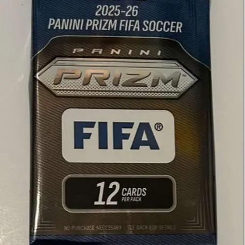1 (ONE PACK) OF 2025/26 Panini Prizm FIFA Soccer Hobby