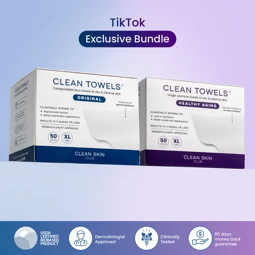 Best Seller Bundle 100 Towels: 50 Clean Towel + 50 Healthy Aging