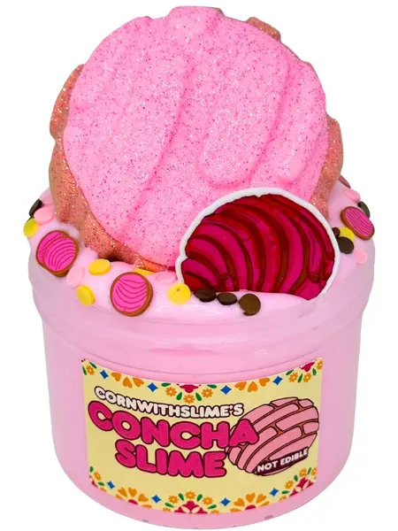 Concha 8oz Slime DIY Clay Texture Scented Strawberry Concha