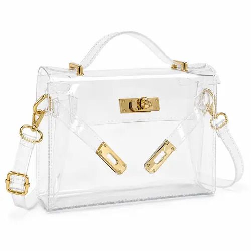 Fashion Transparent Jelly Bag, Lightweight Handbag, Large Capacity Beach Bag, Concert Crossbody Bag, Women's Shoulder Bag, Adjustable Crossbody Shoulder, Casual Crossbody, Clear Shoulder Bag, Crossbody Shoulder Bags