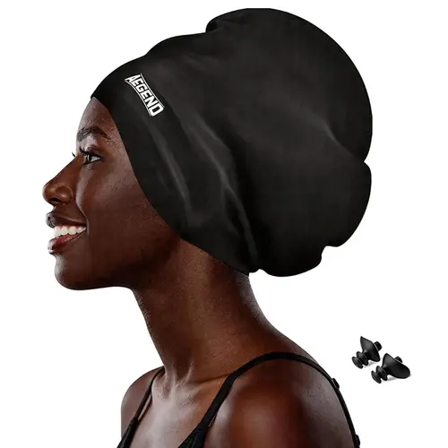 Extra Large Swim Cap for Braids and Dreadlocks - Swimming Cap for Women Long Hair Adult Swim Cap for Long Thick Curly Hair Keep Your Hair Dry summervibes