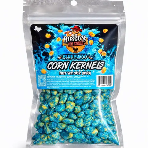 Rosco's BLUE FUEGO Corn Kernels