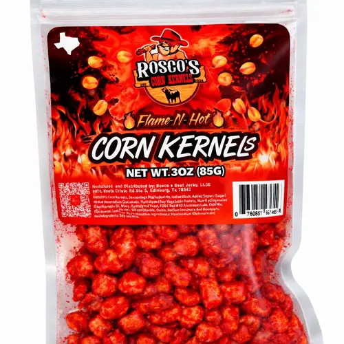 Rosco's FLAME-N-HOT Corn Kernels