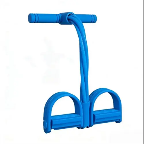Eco-Friendly Natural Latex Pedal Band - Home Gym Arm & Waist Trainer with Adjustable Tension for Resistance Band Workout