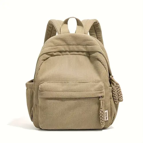 Women's Small Plaid Backpack, Casual Travel Bag, Fashionable Simple Design, Versatile Commute Bag, Lightweight & Durable Material, Stylish Daypacks, Lightweight Daily Backpack, Travel Work Backpack