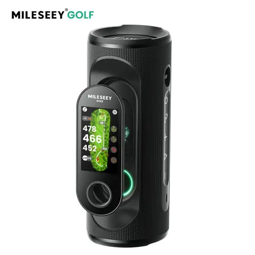 MILESEEY  Handheld Golf GPS Rangefinder, 43000+ No Subscription Preloaded Courses, View & Audible Distances,Touchscreen, 15H Battery, Magnetic, Waterproof,Hazard, Golf Accessories for Men, Golf Gifts