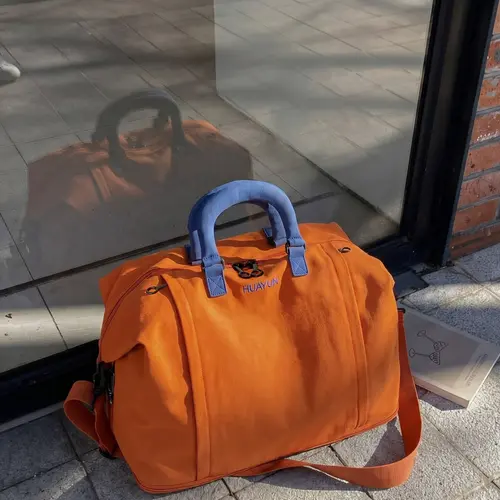 Simple Large Capacity Travel Duffel Bag, Fits Luggage, Short Trip Business Bag, Travel Gym Bag, Travel Duffle Bag, Dry Wet Separation, Oxford Fabric, Lightweight, Multicolor, Travel Bags