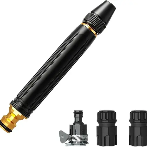 Heavy Duty Adjustable Twist Nozzle Home High Pressure Car Wash Water Gun, 2026 New Heavy High Pressure Washer Gun, Adjustable Booster High-Pressure Car Washing Water Nozzle for Outdoor Cleaning, Watering Plants and Car Washing