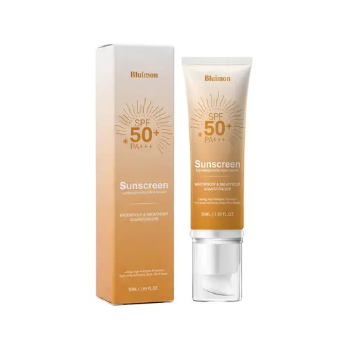 3-Pack Tinted Facial Sunscreen SPF 50+ PA+++, Sunblock, Hydrating Tone-Up Moisturizer - Water Resistant, Non-Greasy, Lightweight, Alcohol-Free, All-Skin Friendly for Daily Use