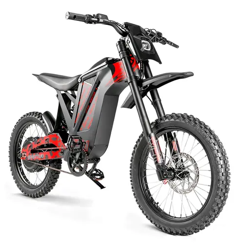 EOEOTOW EX1 Electric  Bike, 3000W  40 MPH Top Speed, 48V/25AH Removable Battery, 17-inch Off-Road Tires, 50 Miles Range （Pedal Assist）, Full Hydraulic Brakes and Suspension System, Mountain Off-Road Electric Bike for Teens & Adults